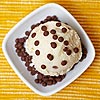 Eis-Rezept: Pfirsich-Mascarpone-Eis mit Schokolade selbst machen