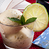 Eis-Rezept: Mojito-Sahne-Eis ohne Alkohol und Ei