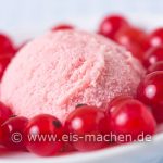 Eis-Rezept: Johannisbeereis mit roten Johannisbeeren